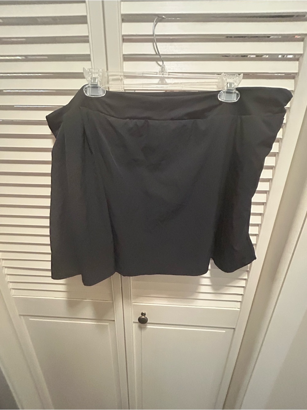 Avia Black Activewear Skirt with Subtle Pleats